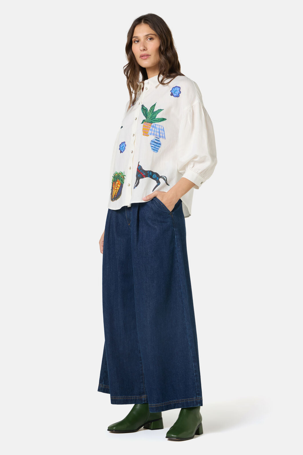 Gorman - Garden Table Shirt - white