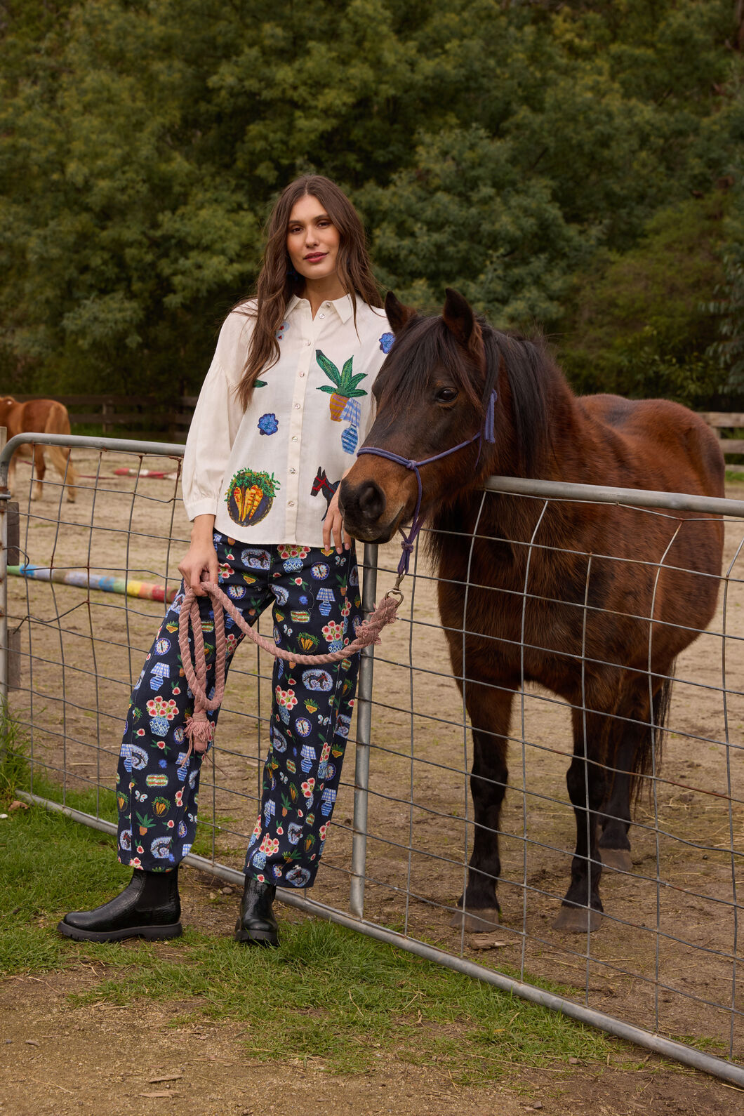Gorman - Garden Table Shirt - white