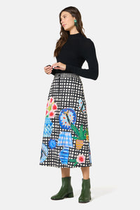 Gorman - Garden Table Midi Skirt - print
