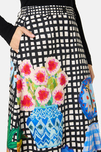 Gorman - Garden Table Midi Skirt - print