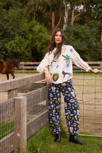 Gorman - Garden Table Denim Jean - print