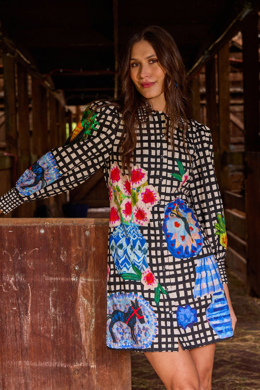 Gorman - Garden Table Shirt Dress - print