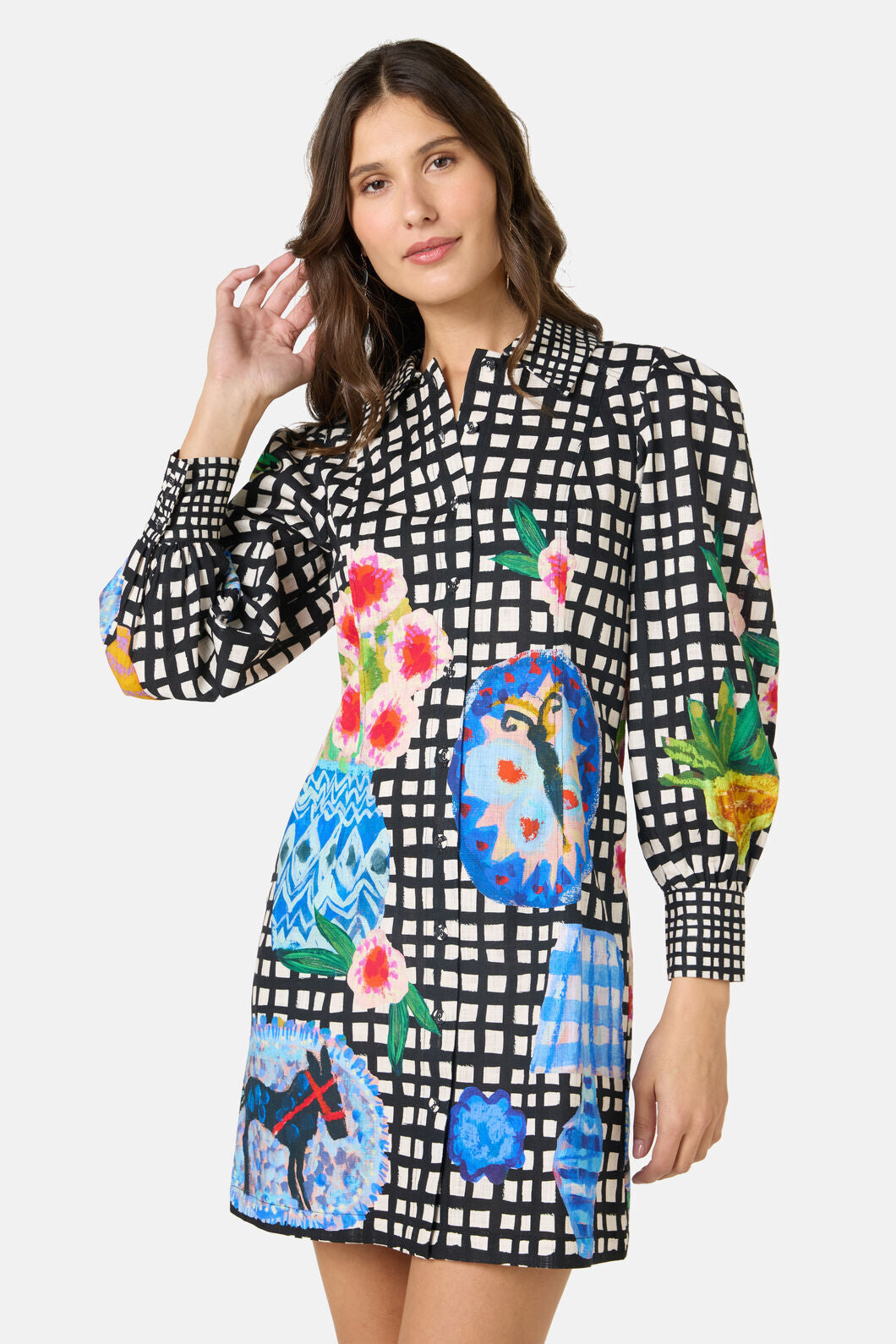 Gorman - Garden Table Shirt Dress - print