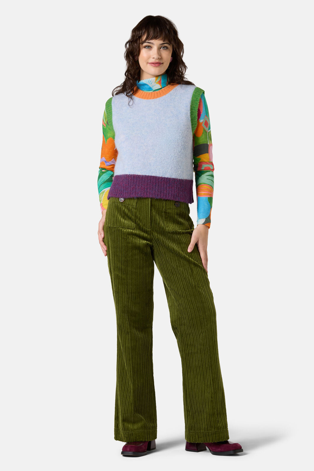 Gorman - Delilah Alpaca Knit Vest - blue