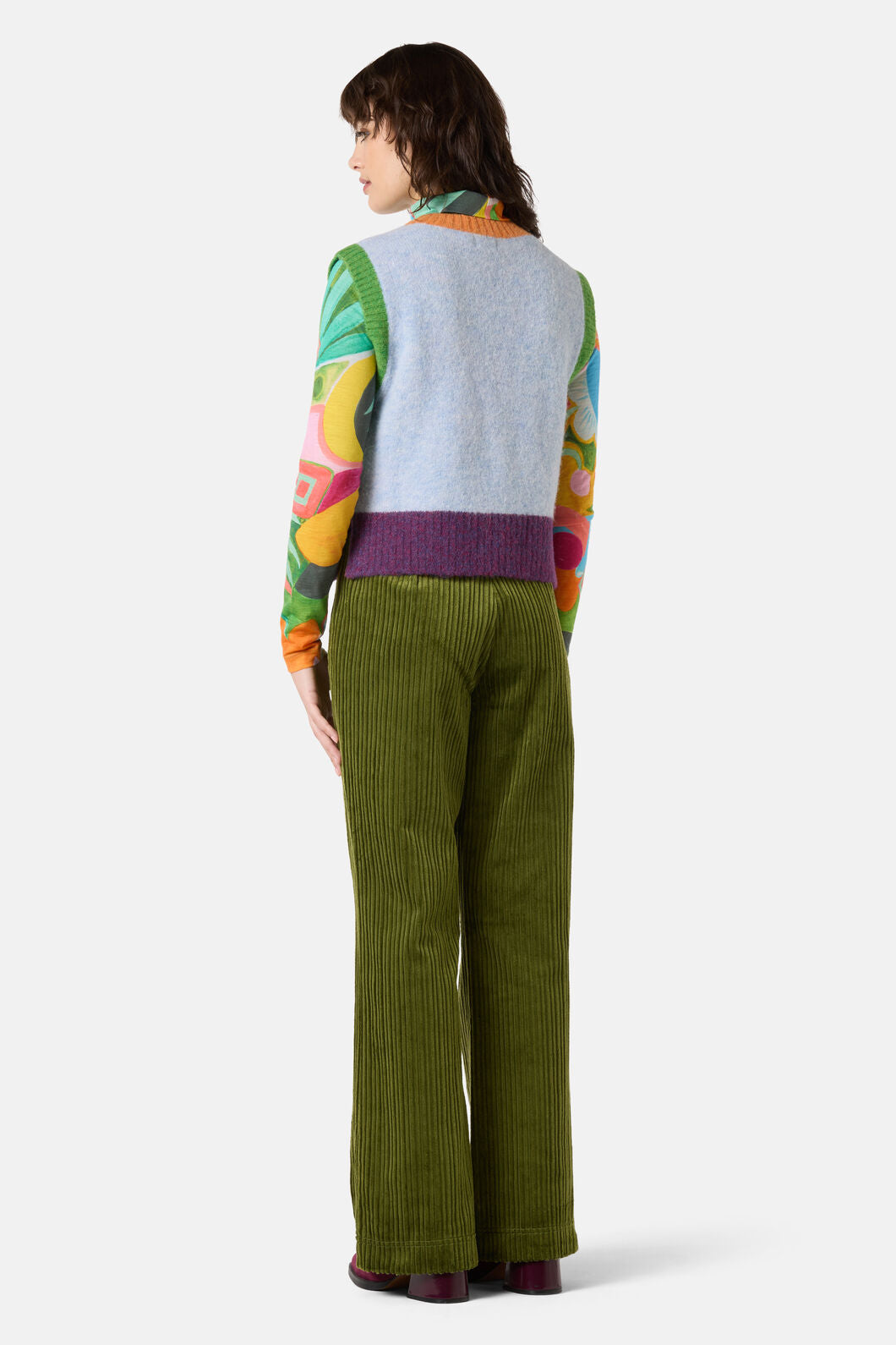 Gorman - Delilah Alpaca Knit Vest - blue