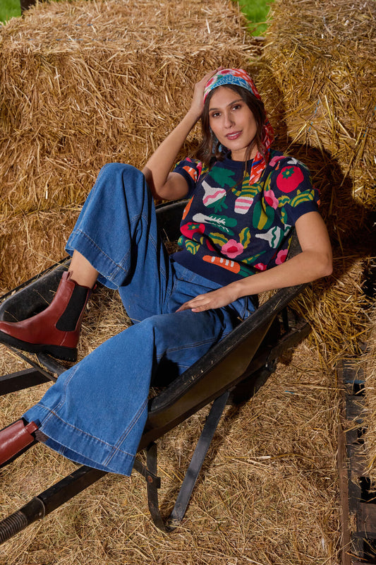 Gorman - Garden Table Knit Top - multi