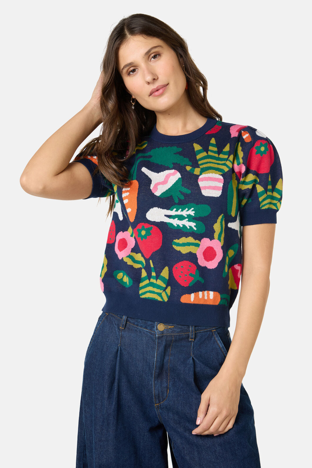 Gorman - Garden Table Knit Top - multi
