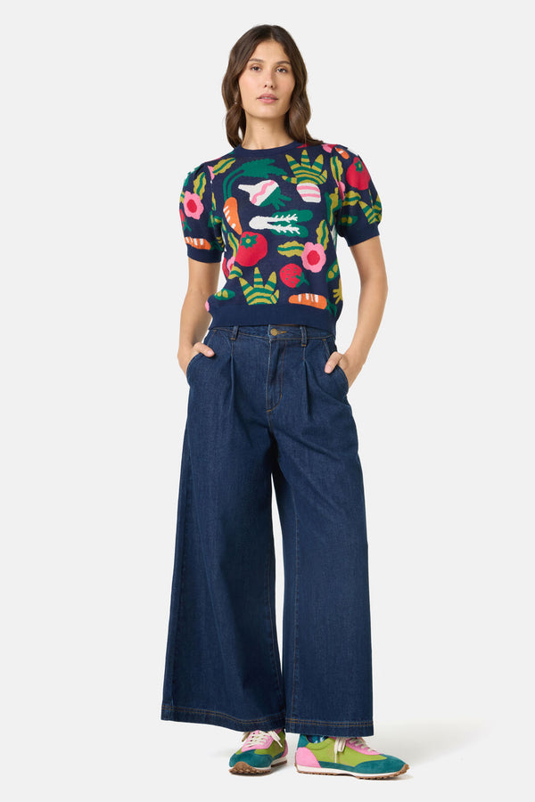 Gorman - Garden Table Knit Top - multi
