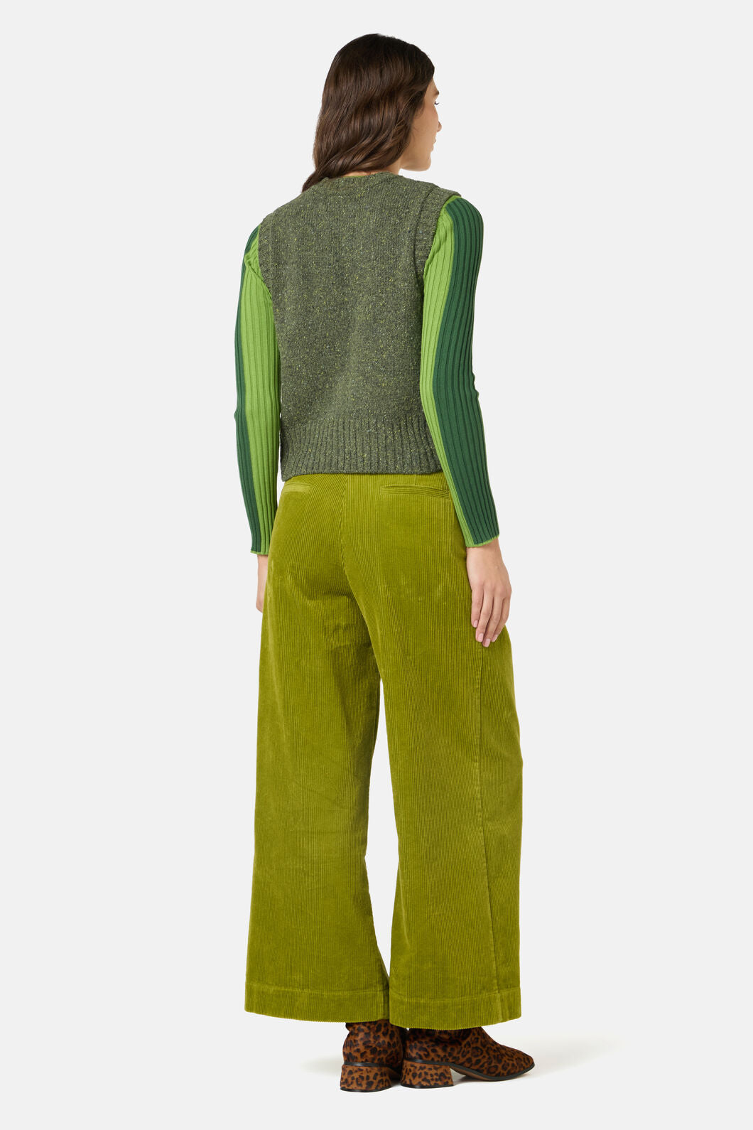 Gorman - The Garden Wool Vest - green