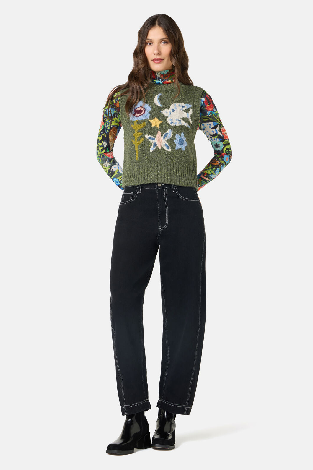 Gorman - The Garden Wool Vest - green