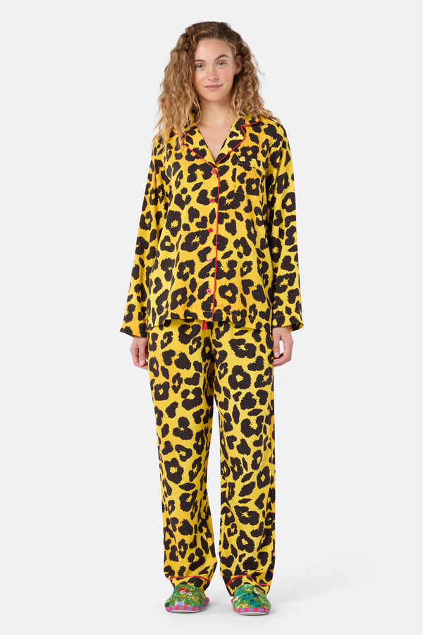 Gorman - Leopard Long PJ Set - print