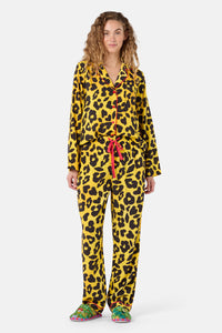 Gorman - Leopard Long PJ Set - print