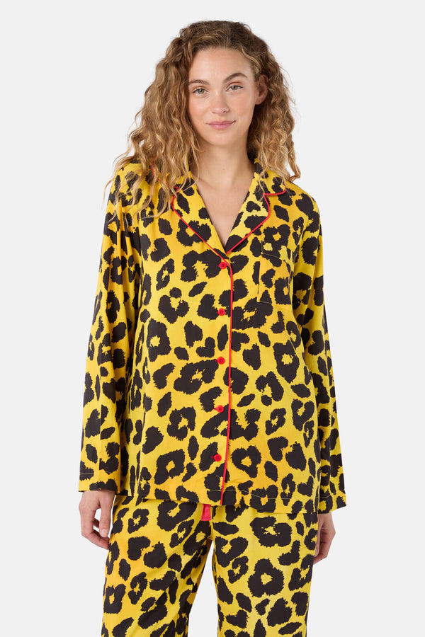 Gorman - Leopard Long PJ Set - print