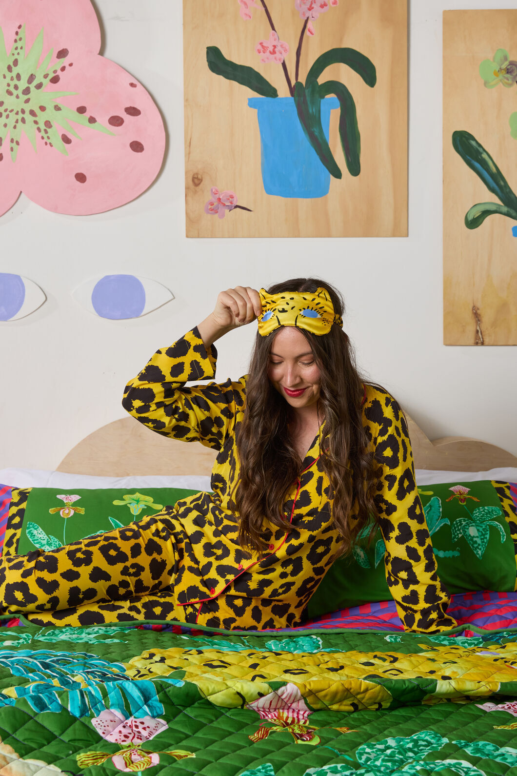 Gorman - Leopard Long PJ Set - print
