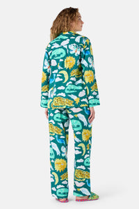 Gorman - Night Zoo Long PJ Set - print