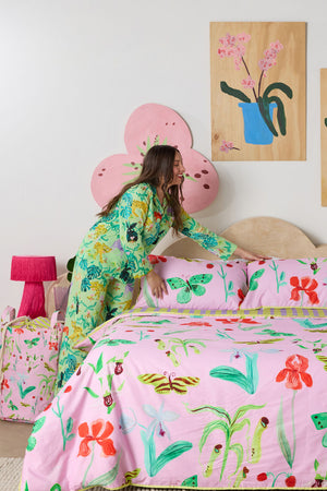 Gorman - Orchid Safari Long PJ Set - print