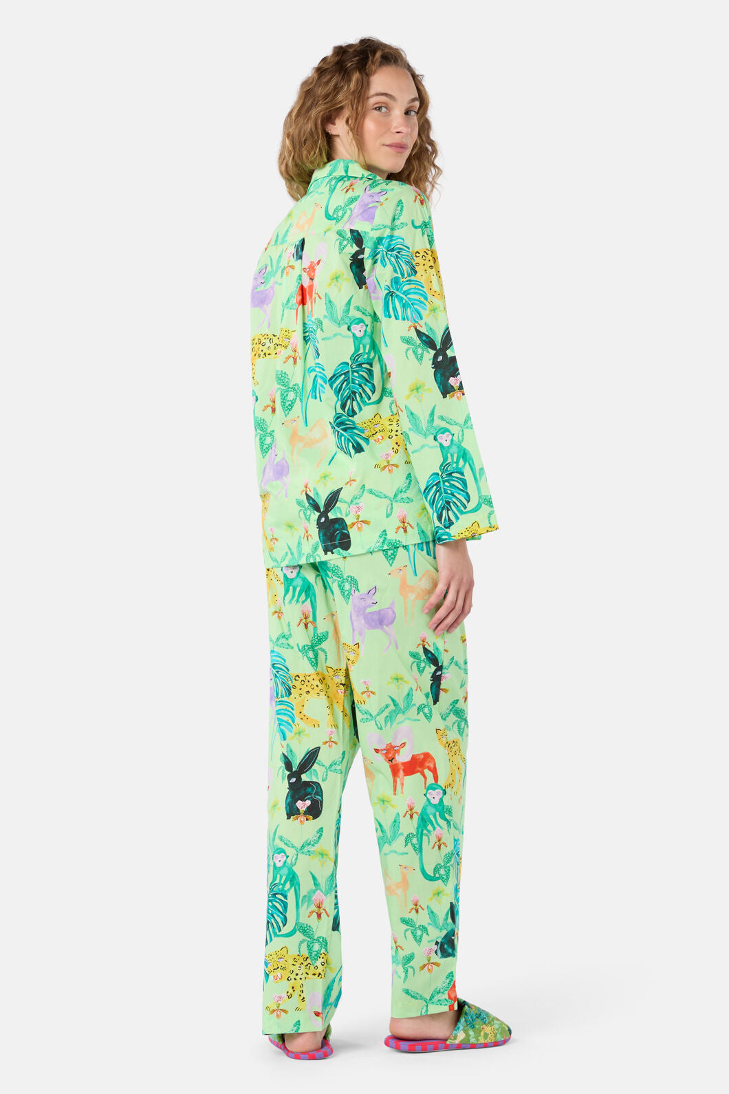Gorman - Orchid Safari Long PJ Set - print