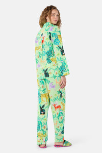 Gorman - Orchid Safari Long PJ Set - print