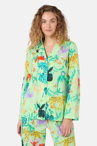 Gorman - Orchid Safari Long PJ Set - print