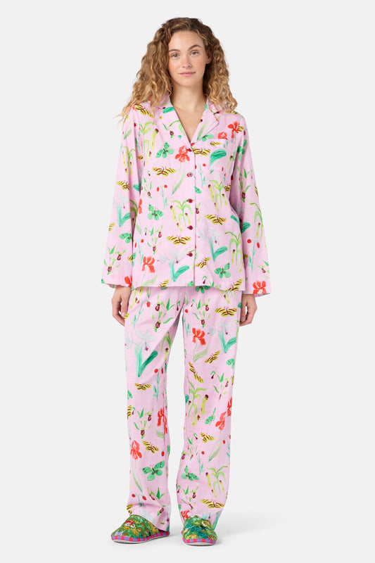 Gorman - Electric Eden Long PJ Set - print