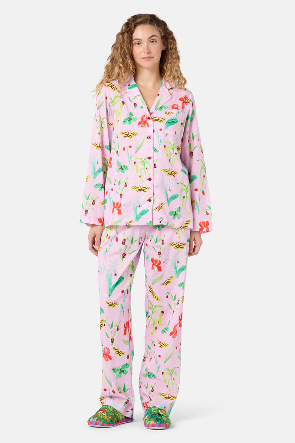 Gorman - Electric Eden Long PJ Set - print