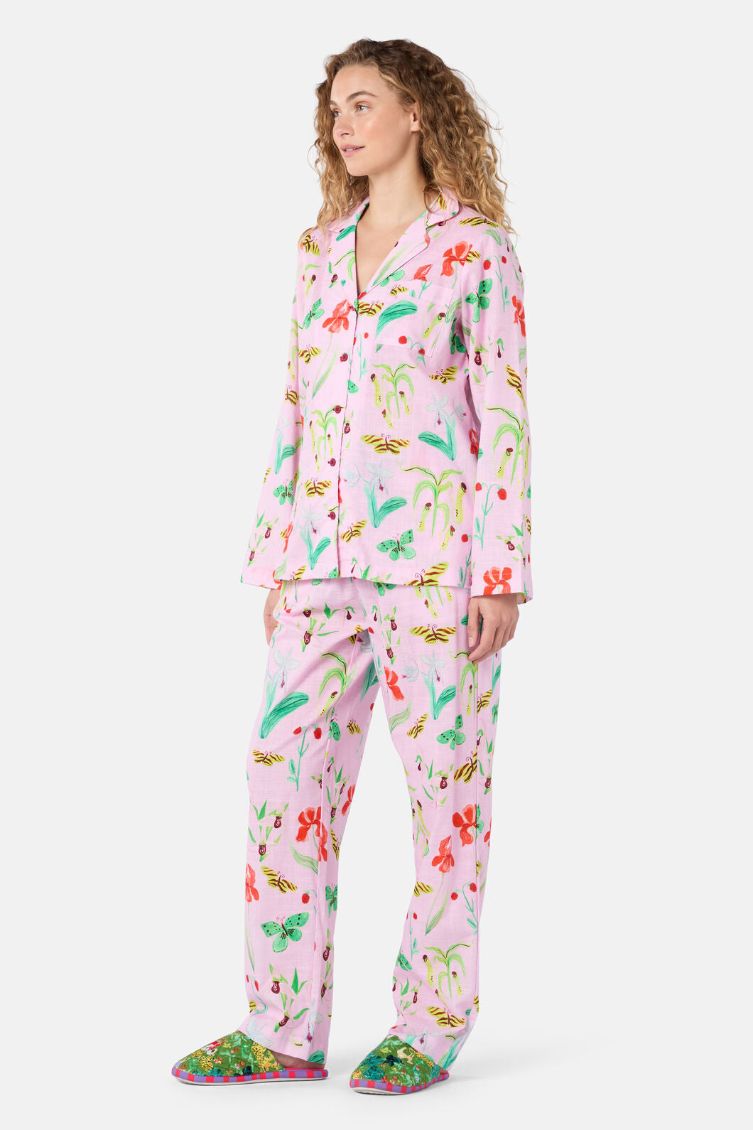 Gorman - Electric Eden Long PJ Set - print