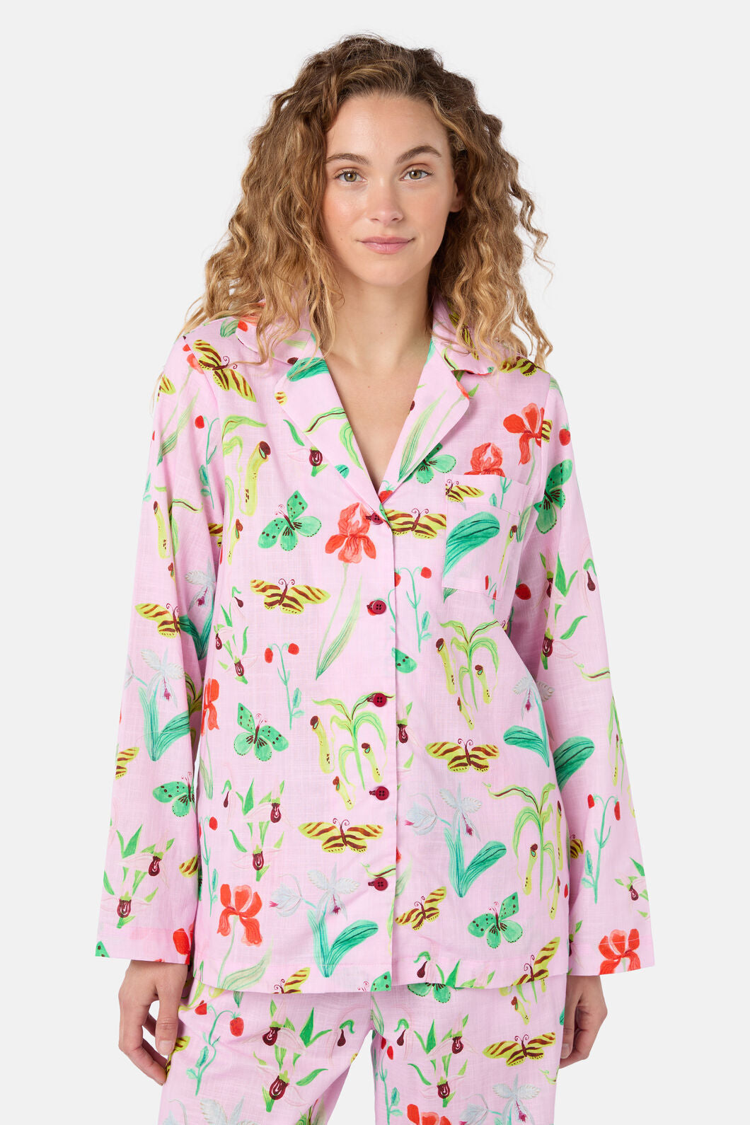 Gorman - Electric Eden Long PJ Set - print