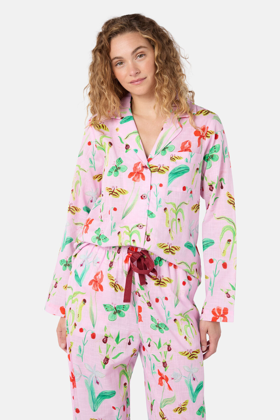 Gorman - Electric Eden Long PJ Set - print
