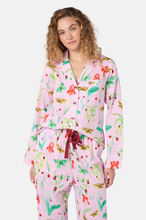 Gorman - Electric Eden Long PJ Set - print