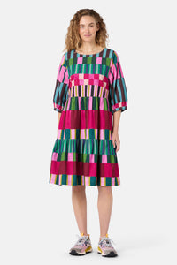 Gorman - Warpweave Smock Dress - print