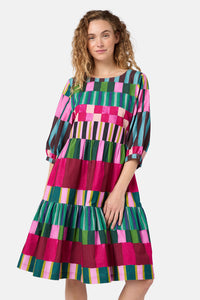 Gorman - Warpweave Smock Dress - print