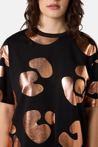 Gorman - Leo Rising Foil Oversized Tee - print