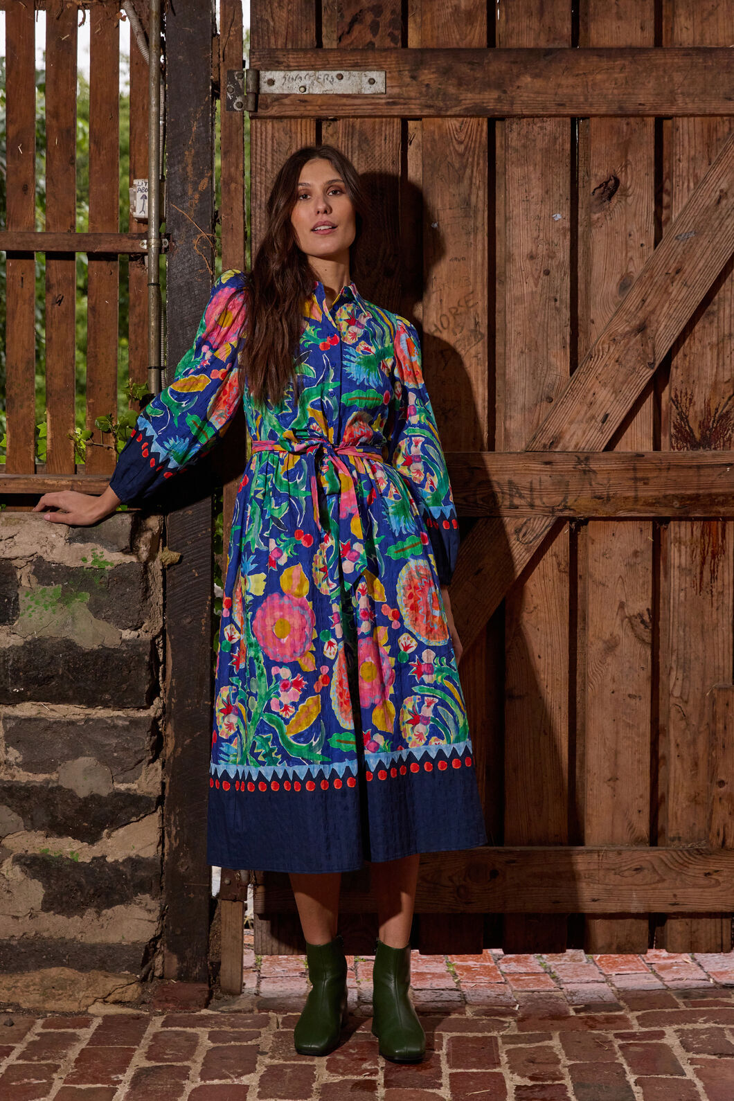 Gorman - Secret Meadow Smock Dress - print