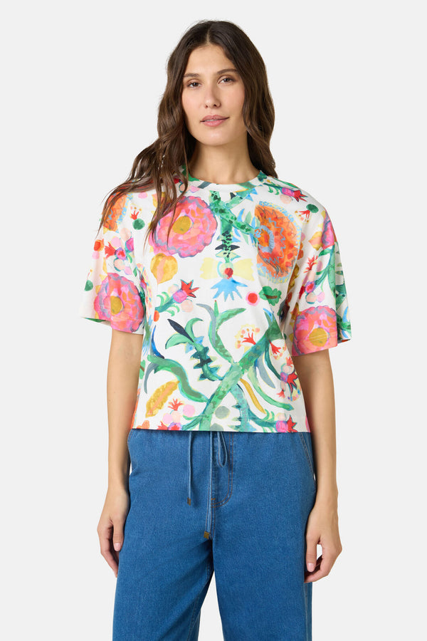 Gorman - Secret Meadow Relaxed Tee - print