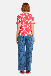 Gorman - Heartbeat Print Classic Tee - red