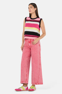 Gorman - Wavelength Stripe Alpaca Vest - stripe