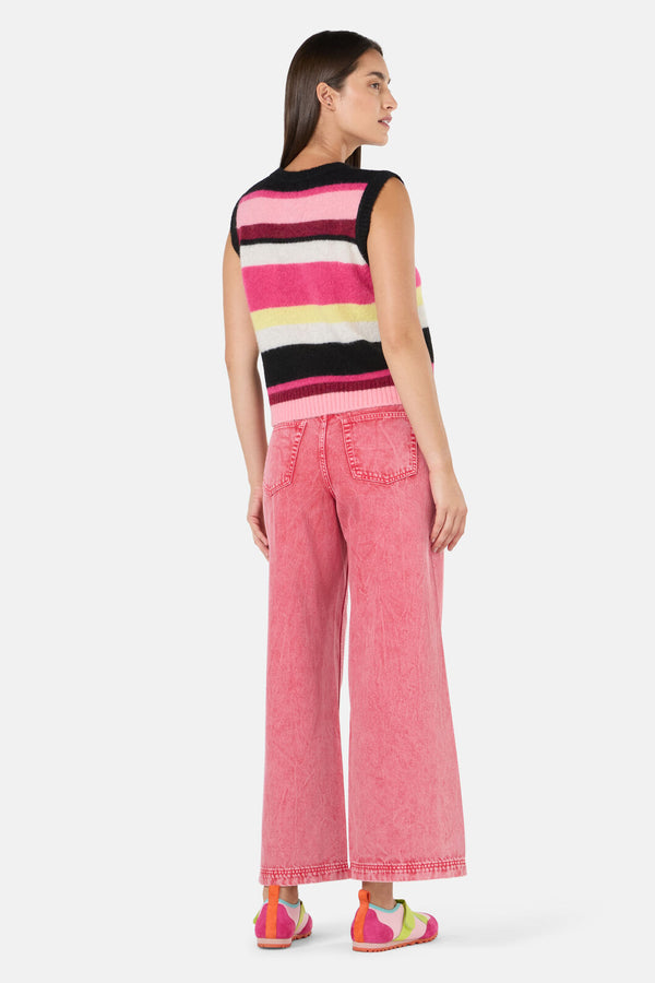 Gorman - Wavelength Stripe Alpaca Vest - stripe