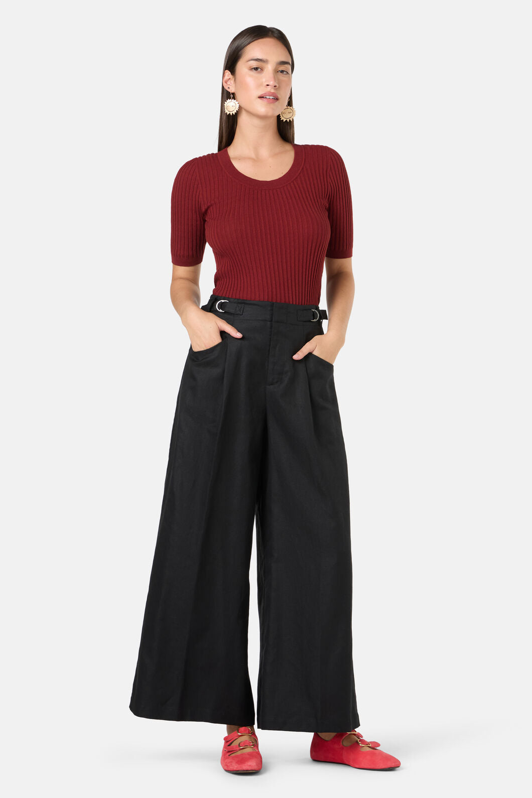 Gorman - Liana Wide Leg Pant - black
