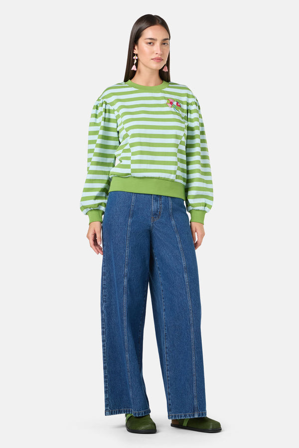 Gorman - Paisley Stripe Sweater - stripe
