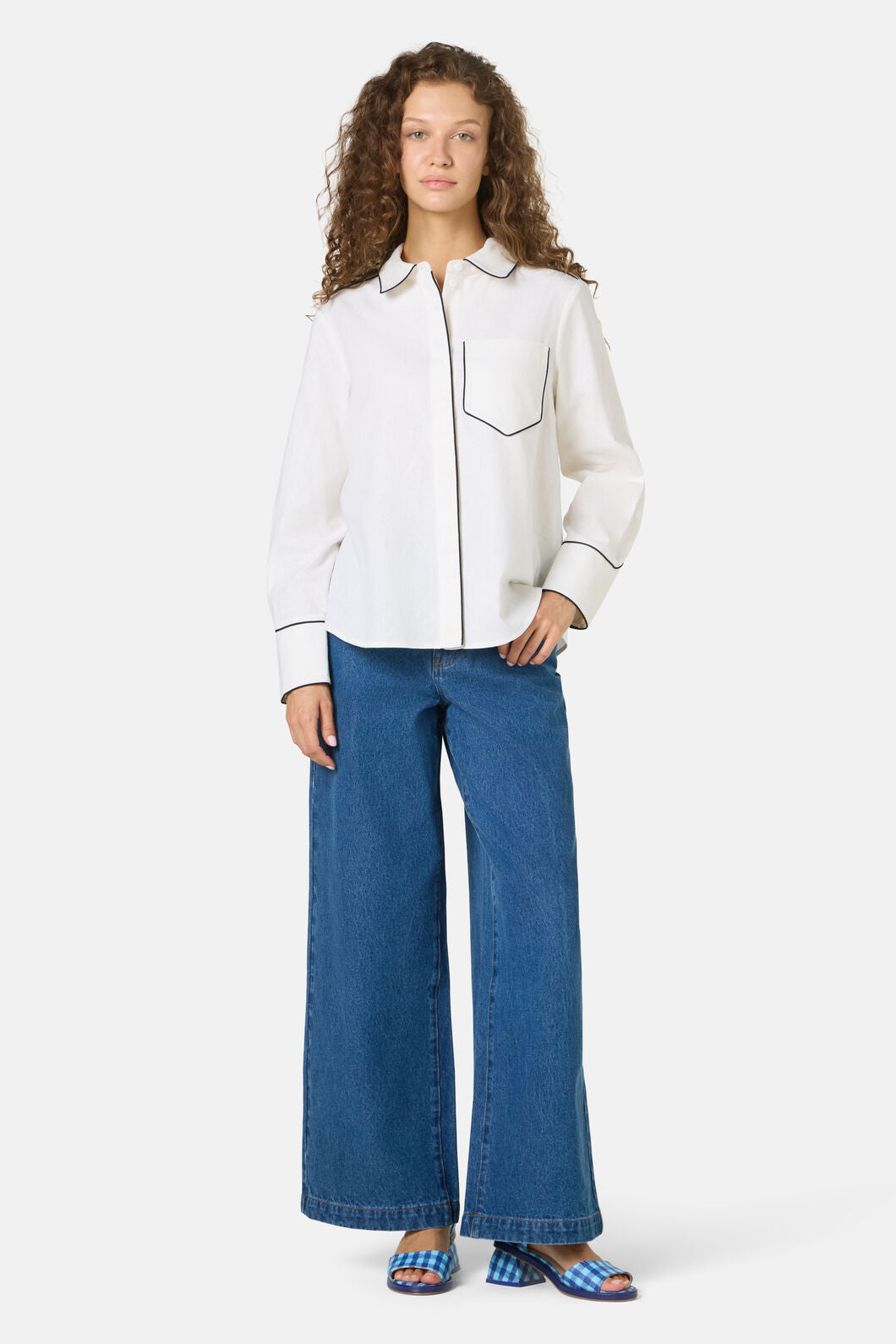 Gorman - Coffee Run Basic LS Shirt - white