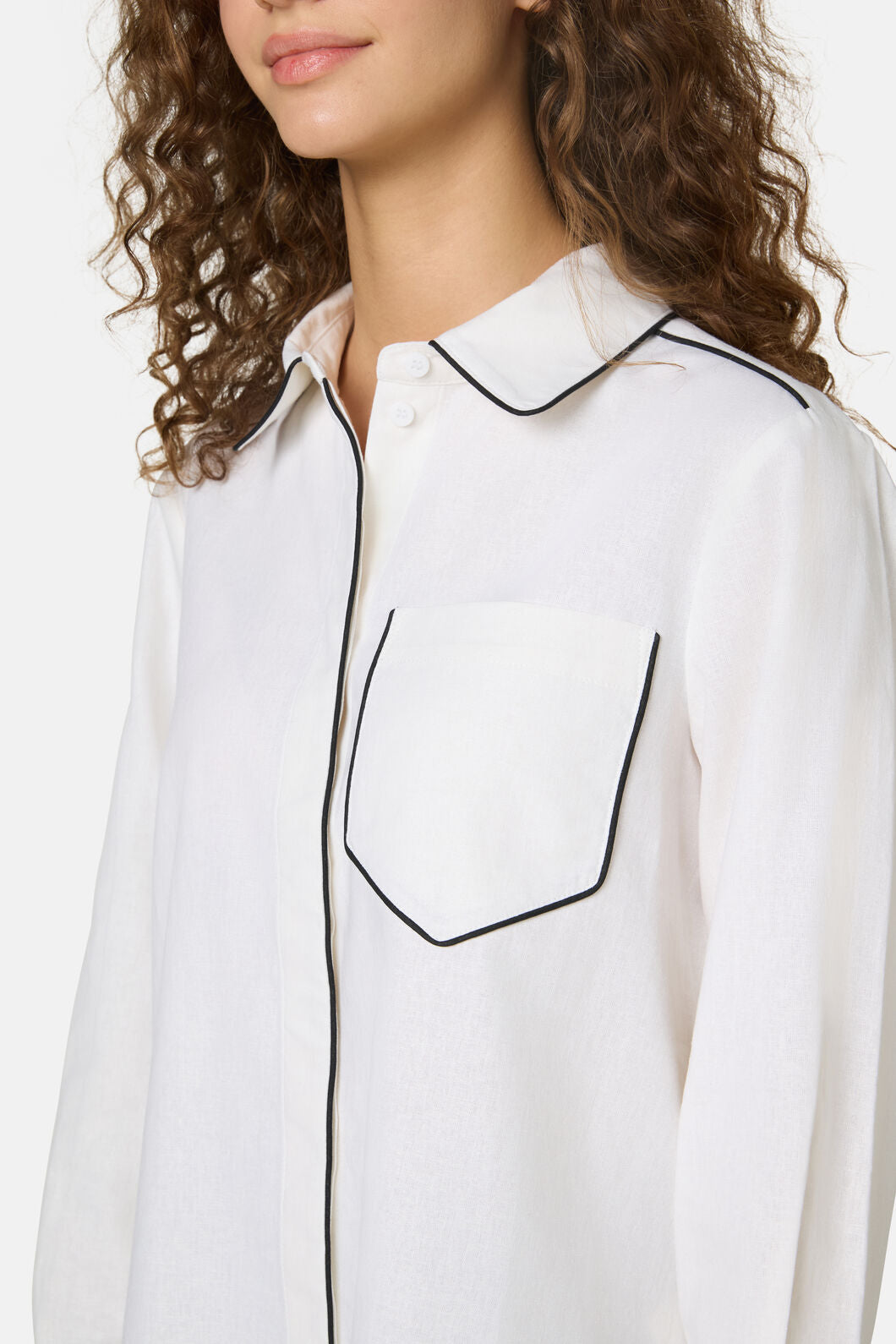 Gorman - Coffee Run Basic LS Shirt - white
