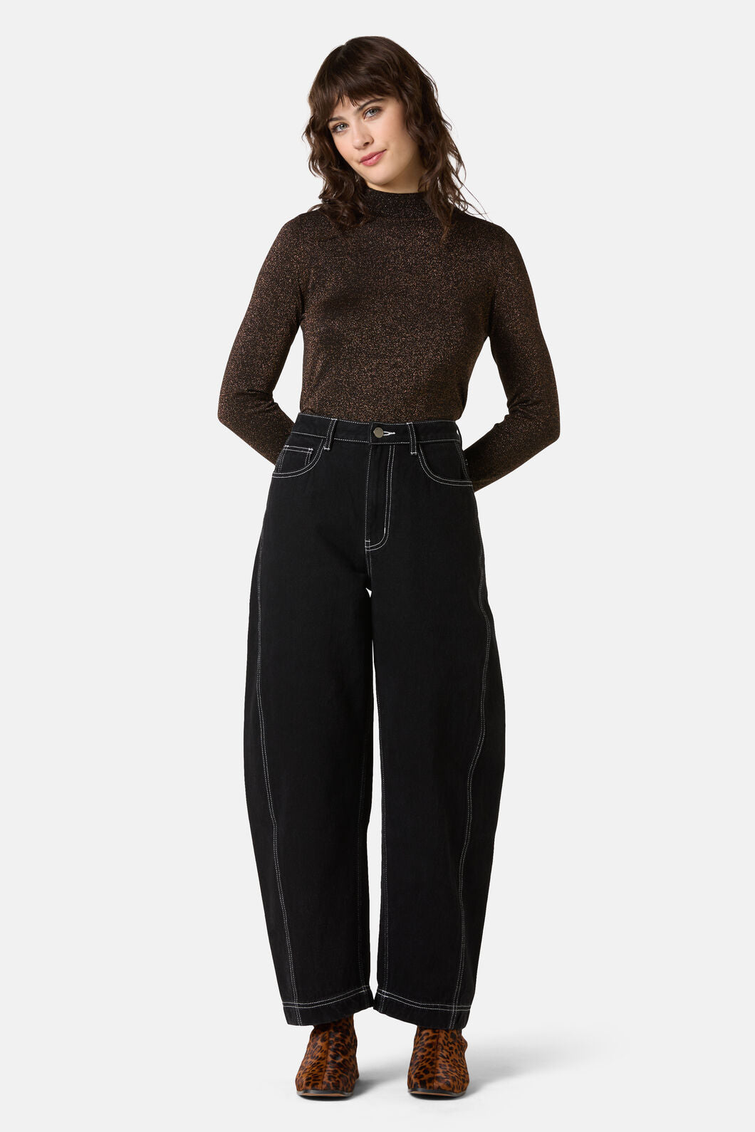 Gorman - Orla Barrel Jean - black