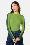 Gorman - Amilia Cotton Knit Top - green