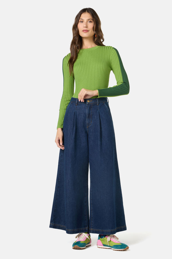 Gorman - Amilia Cotton Knit Top - green