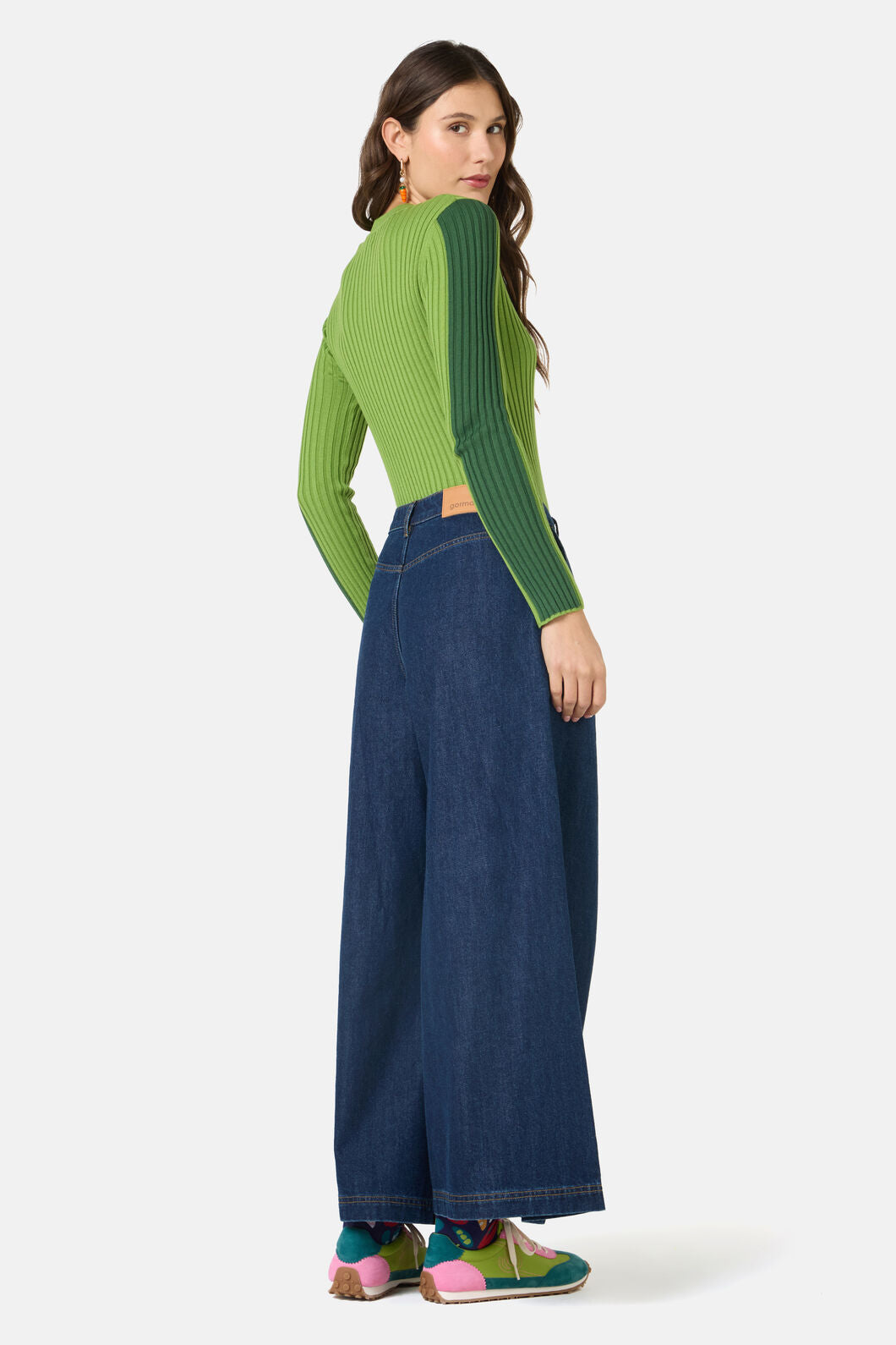 Gorman - Amilia Cotton Knit Top - green