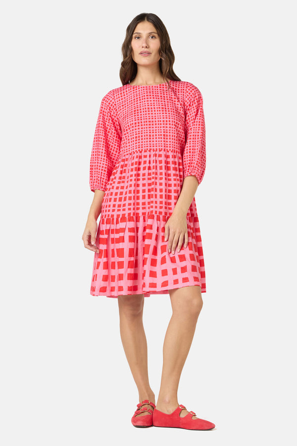 Gorman - Garden Check Smock Dress - check