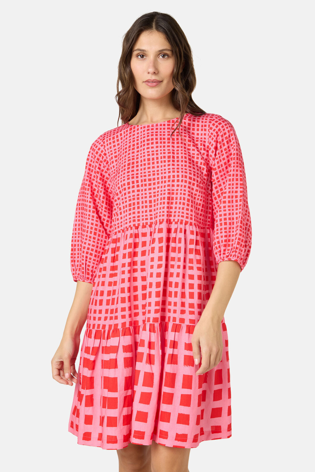 Gorman - Garden Check Smock Dress - check