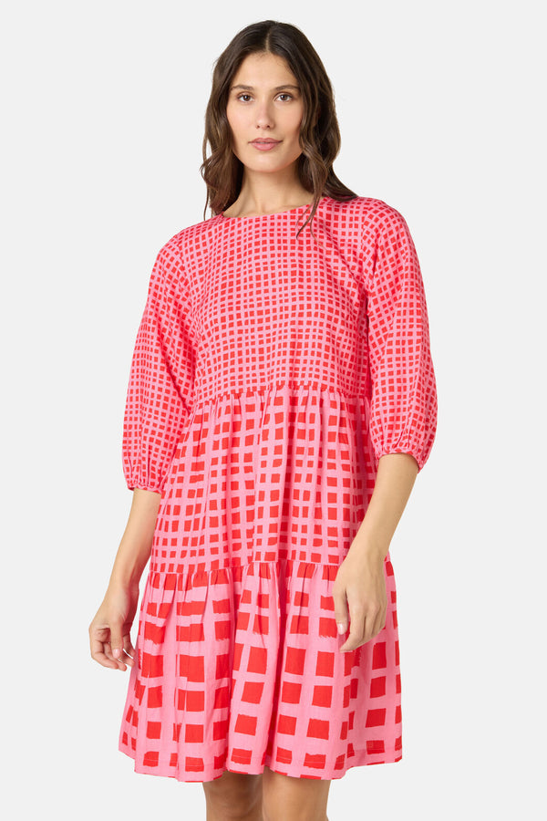 Gorman - Garden Check Smock Dress - check
