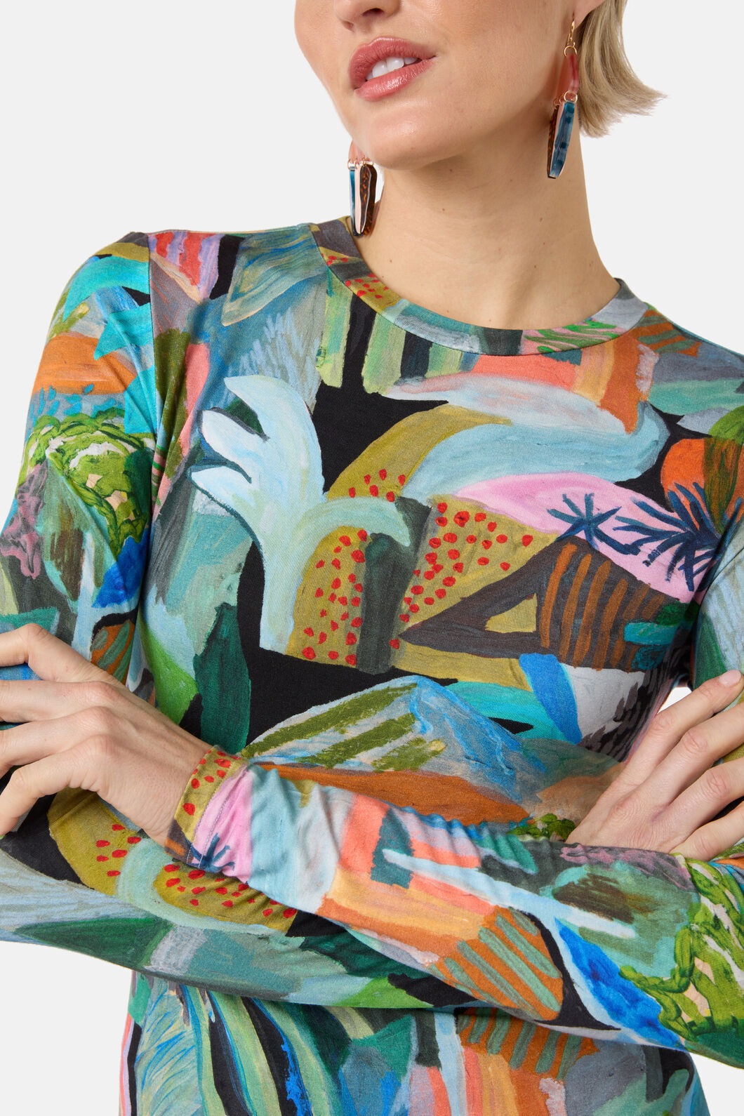 Gorman - Endless Horizon Long Sleeve Tee - print