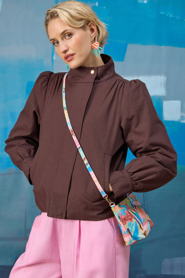 Gorman - Paloma Ripstop Jacket - chocolate